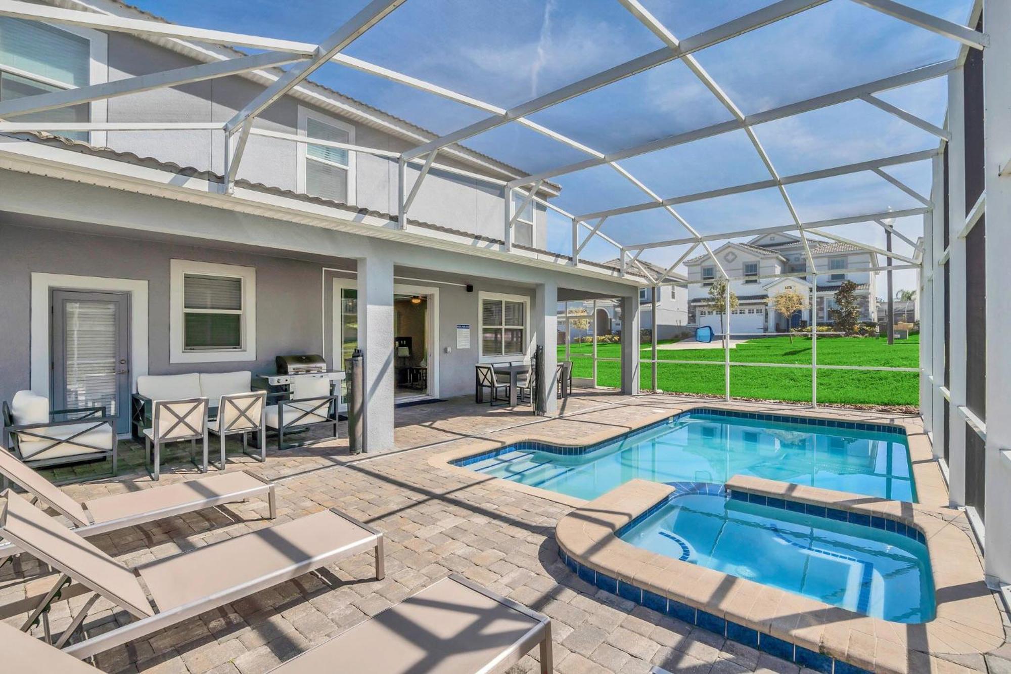 8Br Luxury - Sleeps 22 - Near Disney With Pool & Hot Tub! Davenport Exteriör bild